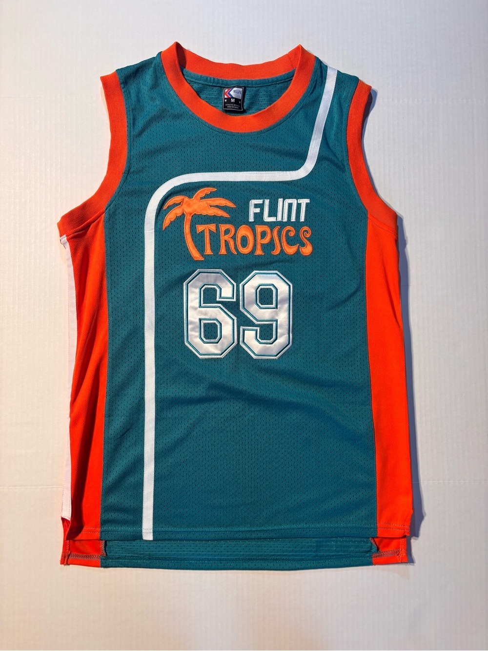 Flint Tropics Jersey Downtown #69 Semi Pro Movie Promo Stitched Will Ferrel Sz M